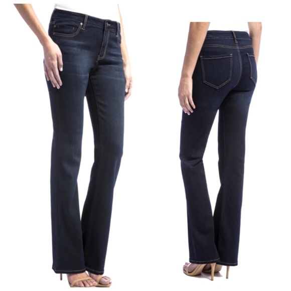 Liverpool Dream Lucy Dark Wash Bootcut Jeans - Picture 1 of 3